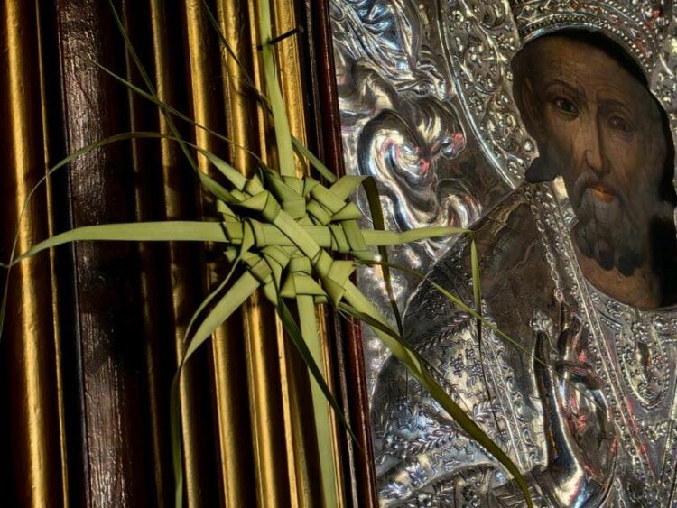 Εικόνα από τον ενοριακό ναό της Αγίας Τριάδος στην Πρόνοια Ναυπλίου (φωτ. αρχείου: ΑΠΕ-ΜΠΕ/ Ευάγγελος Μπουγιώτης)