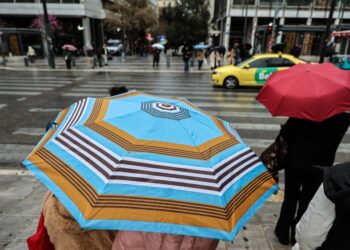 Εικόνα από την Αθήνα, νωρίτερα σήμερα Τετάρτη 1 Απριλίου 2026 (φωτ.: Γιάννης Παναγόπουλος/EUROKINISSI)