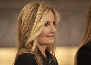 Η Μαρέβα Γκραμπόφσκι-Μητσοτάκη (φωτ. αρχείου: ΑΠΕ-ΜΠΕ/Γρ. Τύπου πρωθυπουργού/Δημήτρης Παπαμήτσος)