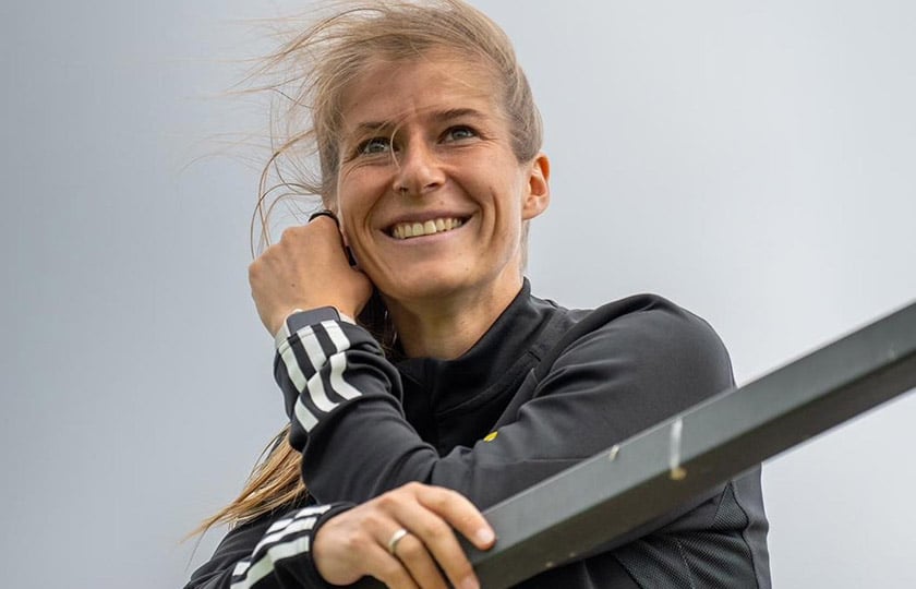 Η Μαρί-Λουίζ Έτα, προπονήτρια πλέον της Ουνιόν Βερολίνου (φωτ.: Facebook / Marie-Louise Eta)