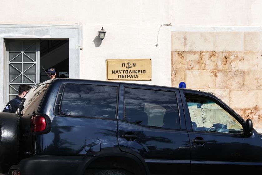 Το Ναυτοδικείο Πειραιά όπου απολογήθηκε ο 20χρονος για τη δολοφονία του 27χρονου στον Άγιο Δημήτριο (φωτ.: Δανάη Δαυλοπούλου/EUROKINISSI)