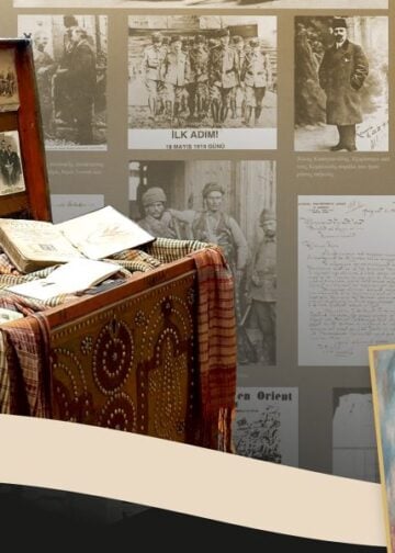 Τμήμα από την αφίσα για την πολυθεματική έκθεση στην Πιερία