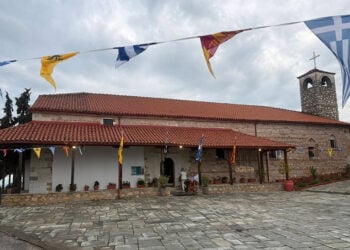 Η Μονή Αγίου Γεωργίου στο Λόφο Κιλκίς (φωτ.: Ένωση Ποντίων ν. Κιλκίς «Οι Αργοναύτες»)