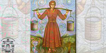 Στο κέντρο το έμβλημα του Σωματείου «Το Αθάνατο» διά χειρός Σοφίας Αμπερίδου (εικ.: ΧΚ)