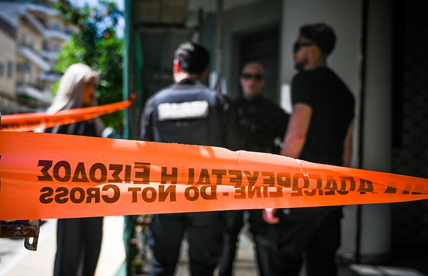 Το κτήριο του ΕΦΚΑ στον Κεραμεικό, όπου πραγματοποίησε την πρώτη επίθεση ο ηλικιωμένος (φωτ.: EUROKINISSI / Αρετή Τηλιακού)