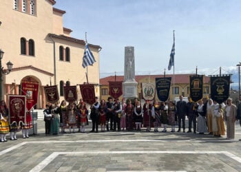 Στη μνήμη των θυμάτων της Γενοκτονίας του θρακικού ελληνισμού. Δοξάτο Δράμας, Κυριακή 29 Μαρτίου 2026 (φωτ.: Δήμος Δοξάτου)