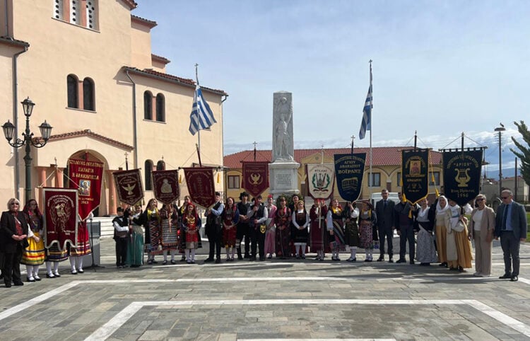 Στη μνήμη των θυμάτων της Γενοκτονίας του θρακικού ελληνισμού. Δοξάτο Δράμας, Κυριακή 29 Μαρτίου 2026 (φωτ.: Δήμος Δοξάτου)