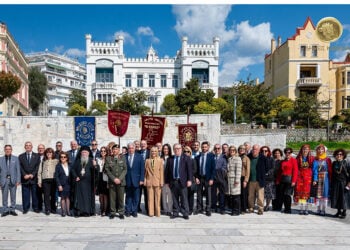 Στο Ηρώο της Καβάλας για τη Γενοκτονία του θρακικού ελληνισμού,  Κυριακή 5 Απριλίου 2026 (φωτ.: Δήμος Καβάλας / Κώστας Σαραϊδάρης)