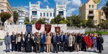 Στο Ηρώο της Καβάλας για τη Γενοκτονία του θρακικού ελληνισμού, Κυριακή 5 Απριλίου 2026 (φωτ.: Δήμος Καβάλας / Κώστας Σαραϊδάρης)