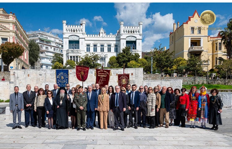 Στο Ηρώο της Καβάλας για τη Γενοκτονία του θρακικού ελληνισμού,  Κυριακή 5 Απριλίου 2026 (φωτ.: Δήμος Καβάλας / Κώστας Σαραϊδάρης)