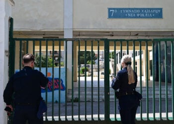 Το σχολείο όπου φοιτά η 13χρονη είναι το 7ο Γυμνάσιο Χαϊδαρίου.  Δευτέρα 20 Απριλίου 2026 (φωτ.: EUROKINISSI / Τατιάνα Μπόλαρη)