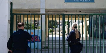 Το σχολείο όπου φοιτά η 13χρονη είναι το 7ο Γυμνάσιο Χαϊδαρίου.  Δευτέρα 20 Απριλίου 2026 (φωτ.: EUROKINISSI / Τατιάνα Μπόλαρη)