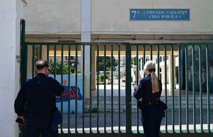 Το σχολείο όπου φοιτά η 13χρονη είναι το 7ο Γυμνάσιο Χαϊδαρίου.  Δευτέρα 20 Απριλίου 2026 (φωτ.: EUROKINISSI / Τατιάνα Μπόλαρη)