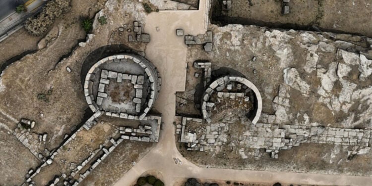 Άποψη της περιοχής της Ηετιώνειας Πύλης (φωτ.: ΥΠΠΟΑ)