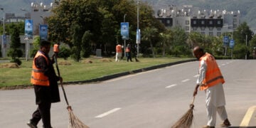 Το Ισλαμαμπάντ προετοιμάζεται για τις αβέβαιες συνομιλίες ΗΠΑ-Ιράν (φωτ.: EPA / Sohail Shahzad)