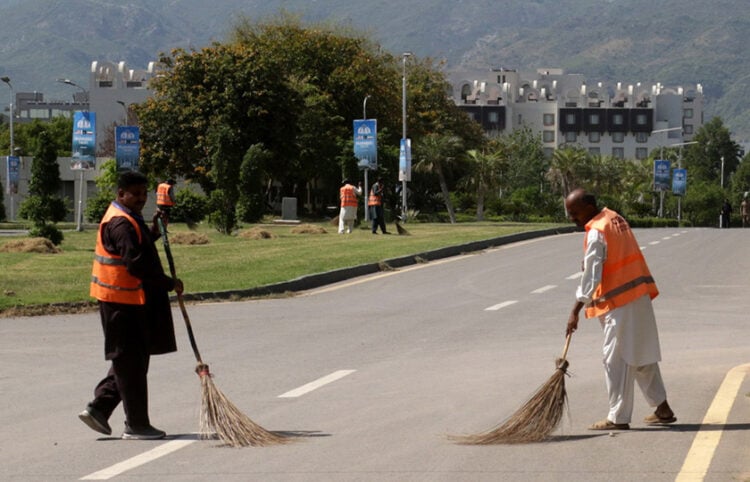 Το Ισλαμαμπάντ προετοιμάζεται για τις αβέβαιες συνομιλίες ΗΠΑ-Ιράν (φωτ.: EPA / Sohail Shahzad)