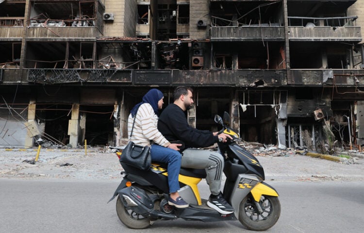 Κατεστραμμένα κτήρια στα νότια προάστια της Βηρυτού, 17 Απριλίου 2026 (φωτ.: EPA / Wael Hamzeh)