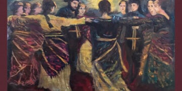 Έργο της Μαρίνας Προβατίδου που φιλοξενείται στην έκθεση (πηγή: facebook / Marina Provatidou)