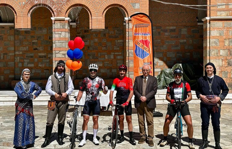 Υποδοχή στην Παναγία Σουμελά, Σάββατο 25 Απριλίου 2026 (φωτ.: Facebook / Εύξεινος Λέσχη Ποντίων Νάουσας - Εθνική Βιβλιοθήκη Αργυρουπόλεως)