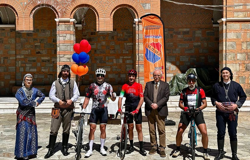 Υποδοχή στην Παναγία Σουμελά, Σάββατο 25 Απριλίου 2026 (φωτ.: Facebook / Εύξεινος Λέσχη Ποντίων Νάουσας - Εθνική Βιβλιοθήκη Αργυρουπόλεως)