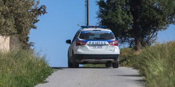 Περιπολικό σε αγροτική περιοχή του Ηρακλείου Κρήτης  (φωτ.: αρχείο EUROKINISSI / Στέφανος Ραπάνης)