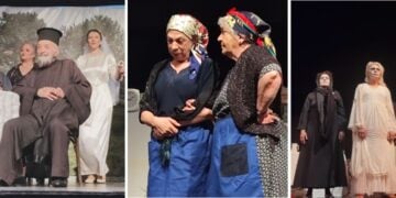 Σκηνές από την τρίτη και τέταρτη μέρα του β' κύκλου του Πανελλαδικού Φεστιβάλ Ποντιακού Θεάτρου της ΠΟΕ (φωτ.: facebook.com/ poe.org)