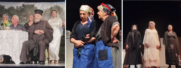 Σκηνές από την τρίτη και τέταρτη μέρα του β' κύκλου του Πανελλαδικού Φεστιβάλ Ποντιακού Θεάτρου της ΠΟΕ (φωτ.: facebook.com/ poe.org)