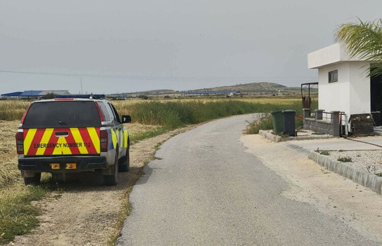 Και δυνάμεις των βρετανικών βάσεων έχουν αναπτυχθεί στην Πύλα, για προληπτικούς λόγους. 15 Απριλίου 2026 (φωτ.: philenews.com)