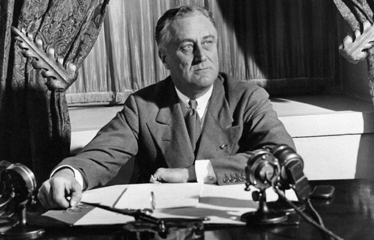 Ο Φρανκλίνος Ρούζβελτ το 1933 (πηγή: ndla.no)