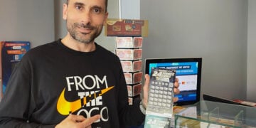 Γιώργος Νταλάπας, ιδιοκτήτης του τυχερού καταστήματος Allwyn, που βρίσκεται στην Πάτρα