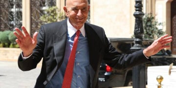 Ο απεσταλμένος των ΗΠΑ Τομ Μπάρακ (φωτ. αρχείου: EPA / Wael Hamzeh)