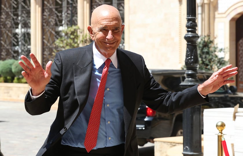 Ο απεσταλμένος των ΗΠΑ Τομ Μπάρακ (φωτ. αρχείου: EPA / Wael Hamzeh)