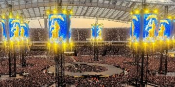 Στιγμιότυπο από τη συναυλία των Metallica στο ΟΑΚΑ, Σάββατο 9 Μαΐου 2026 (φωτ.: Toklik / EUROKINISSI / Δήμητρα Κούτρα)