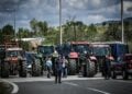 Διαμαρτυρία αγροτών και κτηνοτρόφων στις Σέρρες (φωτ.: Σεραφείμ Καραμβαλάσης/EUROKINISSI)