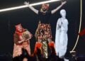 Στον μεγάλο τελικό της Eurovision 2026, ο Ακύλας Μυτιληναίος και το «Φέρ' το» (φωτ.: EPA/HANNIBAL HANSCHKE)