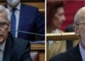 Ο Διοικητής της Εθνικής Υπηρεσίας Πληροφοριών Θεμιστοκλής Δεμίρης και ο εισαγγελέας του Αρείου Πάγου Κωνσταντίνος Τζαβέλλας (φωτ.: Γιώργος Κονταρίνης/Γιάννης Παναγόπουλος /EUROKINISSI)