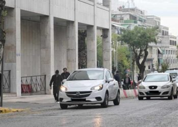 Άποψη του κτηρίου όπου στεγάζεται η Ευρωπαϊκή Εισαγγελία, στην Αθήνα (φωτ.: Τατιάνα Μπόλαρη/ EUROKINISSI)