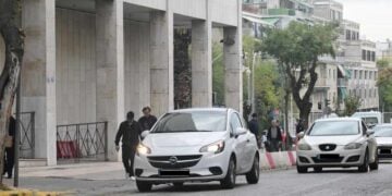 Άποψη του κτηρίου όπου στεγάζεται η Ευρωπαϊκή Εισαγγελία, στην Αθήνα (φωτ.: Τατιάνα Μπόλαρη/ EUROKINISSI)
