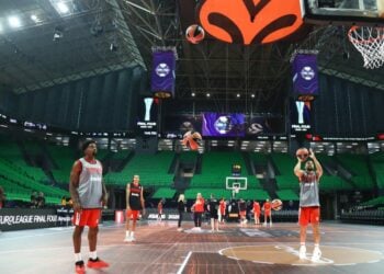 (Φωτ.: EUROLEAGUE 2025-2026 / FINAL-4 ΑΘΗΝΑ / ΤΕΛΙΚΟΣ / ΟΣΦΠ - ΡΕΑΛ ΜΑΔΡΙΤΗΣ / MEDIA DAY/ΜΑΡΚΟΣ ΧΟΥΖΟΥΡΗΣ / EUROKINISSI)