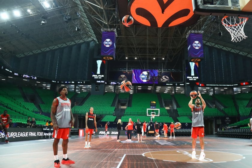 (Φωτ.: EUROLEAGUE 2025-2026 / FINAL-4 ΑΘΗΝΑ / ΤΕΛΙΚΟΣ / ΟΣΦΠ - ΡΕΑΛ ΜΑΔΡΙΤΗΣ / MEDIA DAY/ΜΑΡΚΟΣ ΧΟΥΖΟΥΡΗΣ / EUROKINISSI)
