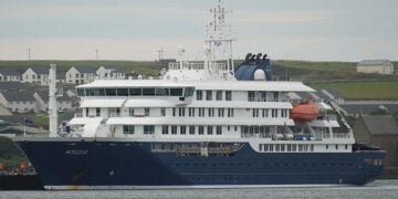 Το κρουαζιερόπλοιο «MV Hondius» (φωτ. αρχείου: marinetraffic.com / Christopher Irvine)