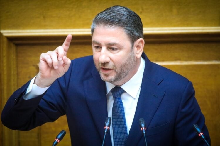 Ο Πρόεδρος της Κοινοβουλευτικής Ομάδας ΠΑΣΟΚ-ΚΙΝΗΜΑ ΑΛΛΑΓΗΣ, Νίκος Ανδρουλάκης (φωτ.: Γιώργος Κονταρίνης/EUROKINISSI)