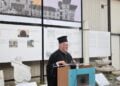 Ο Οικουμενικός Πατριάρχης Βαρθολομαίος στα εγκαίνια της έκθεσης για το Ορφανοτροφείο της Πριγκήπου (φωτ.: facebook.com/ercan.akpolat.3)