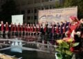 Στιγμιότυπο από την 1η Πανελλήνια Συνάντηση Πολιτιστικών Συλλόγων Βορείου Ηπείρου, στη Λάρισα (φωτ.: maximos.gr)