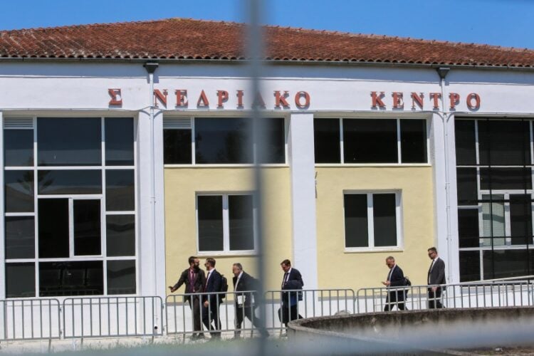 Το Συνεδριακό Κέντρο της Λάρισας όπου θα διεξαχθεί η δίκη για το πολύνεκρο σιδηροδρομικό δυστύχημα στα Τέμπη (φωτ.: Λεωνίδας Τζέκας/ EUROKINISSI)
