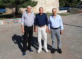Από αριστερά: Βάσος Χρίστου, Κυπριανός Γιαννής, Σπύρος Γαβριήλ. Στη Θεσσαλονίκη, για την παρουσίαση του βιβλίου «Κύπρος 1974. Φωνές αιχμαλωσίας» (πηγή: ΑΠΕ-ΜΠΕ)