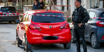 Το αυτοκίνητο που οδηγούσε ο 21χρονος Νικήστρατος Γεμιστός, Δευτέρα 5 Μαΐου 2026 (φωτ.: EUROKINISSI / Στέφανος Ραπάνης)