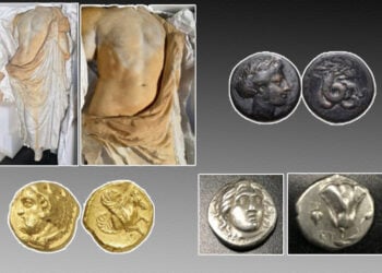 Μέρος των επαναπατρισμένων αρχαιοτήτων (πηγή: ice.gov)