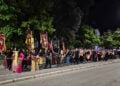 Πορεία προς το προς το Μνημείο Γενοκτονίας στον Δημοτικό Κήπο Δράμας, Παρασκευή 15 Μαΐου 2026 (φωτ.: alpha-news.gr)