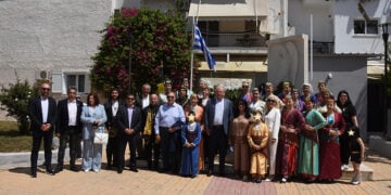 Στην Πλατεία Αγίας Αικατερίνης για τα 107 χρόνια από τη Γενοκτονία των Ποντίων, Κυριακή 17 Μαΐου 2026 (φωτ.: Facebook / Δήμος Αιγάλεω)